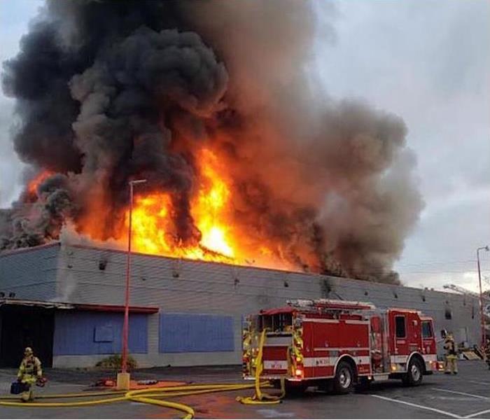 Commercial Building Fire