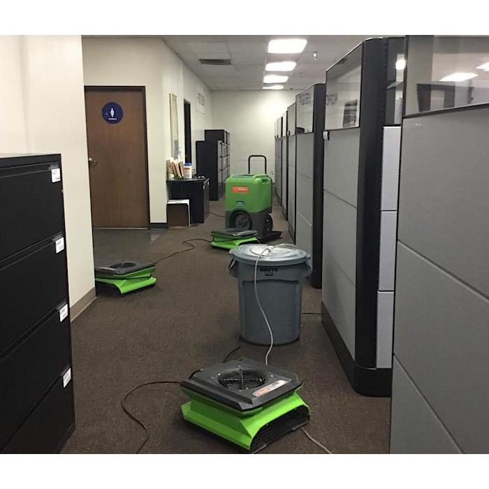 Water Damage to Office Building